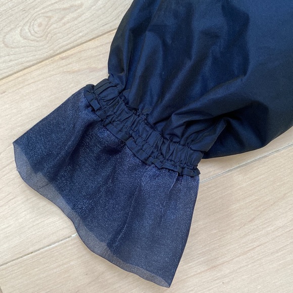 Carlucci kids girls puff sleeve ruffle trim party dress - Picture 5 of 14